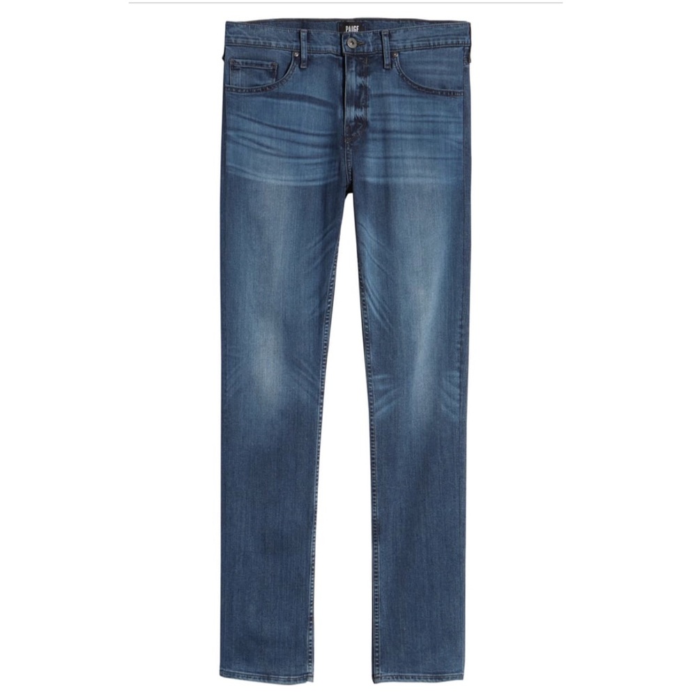 NWT Paige Transcend Lennos Straight Leg Jeans - Picture 5 of 5